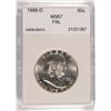 Image 1 : 1958-D FRANKLIN HALF DOLLAR NNGS MS-67 FBL
