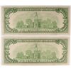 Image 2 : ( 2 ) 1934 $100.00 FEDERAL RESERVE NOTES, CONSECUTIVELY NUMBERED, BOTH AU!