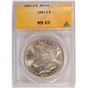 Image 1 : 1881-S MORGAN DOLLAR ANACS MS-63