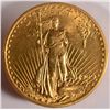 Image 1 : 1909 TWENTY DOLLAR ST GAUDENS GOLD MS64 (CLEANED) VERY SCARCE DATE