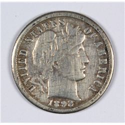 1892-O BARBER DIME F/VF