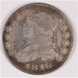 1818 Bust Quarter, VF-XF NICE