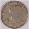 Image 2 : 1921-D WALKING LIBERTY HALF DOLLAR, CHOICE VF+  ORIGINAL,  RARE IN THIS GRADE