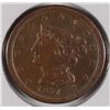 Image 1 : 1851 HALF CENT F/VF