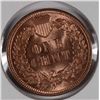 Image 2 : 1890 INDIAN HEAD CENT MS-64 RED