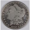 Image 1 : 1893-S MORGAN SILVER DOLLAR, VG, RARE KEY DATE
