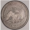 Image 2 : 1855 SEATED HALF DOLLAR AU