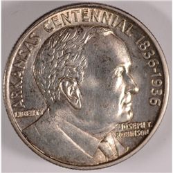 1936 ARKANSAS COMMEN HALF DOLLAR AU/BU