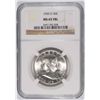 Image 1 : 1950-D FRANKLIN HALF DOLLAR NGC MS-65 FBL