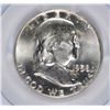 Image 2 : 1958-D FRANKLIN HALF DOLLAR, PCGS MS-64 FBL