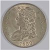 Image 1 : 1832 BUST HALF DOLLAR, MS-64++ (OLD CLEANING, NOT NOTICEABLE) VERY CHOICE COIN!