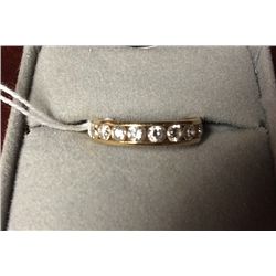 Vintage Estate 14kt Gold Ladies Diamond Anniversary