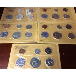5 1963 U.S. Proof Sets