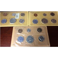 3 1961 U.S. Proof Sets