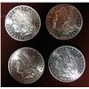 Image 1 : 4 1881-O Morgan Silver Dollars, Brilliant Uncirculated