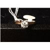 Image 3 : Estate 14kt Gold Ladies Ring with Diamond Solitaire