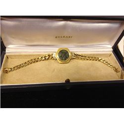 Bvlgari 18kt Gold Bracelet with Ancient Bronze Coin