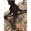 Image 4 : Victorian Oval Walnut Marble Top Parlor Table