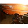 Image 5 : Victorian Oval Walnut Marble Top Parlor Table