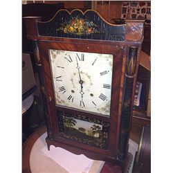 Silas Hoadley Pillar and Splat Shelf Clock