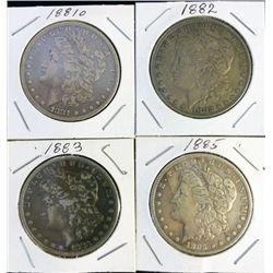 4 Morgan Silver Dollars