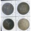 Image 2 : 4 Morgan Silver Dollars