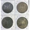 Image 2 : 4 Morgan Silver Dollars