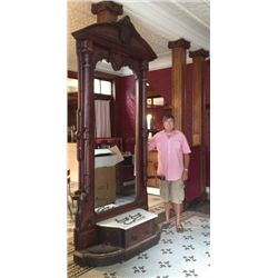 Monumental Renaissance Revival Hall Mirror
