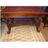 Image 1 : Mahogany Fully Carved "Griffins" Library Table