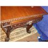 Image 4 : Mahogany Fully Carved "Griffins" Library Table