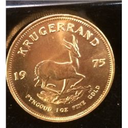1975 Krugerrand One Ounce Gold Coin