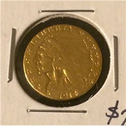 1914-D $2.5 Indian Head Gold Coin