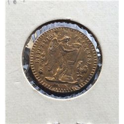 1892 20 Franc Gold Coin