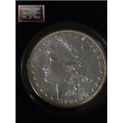 1904-O Morgan Silver Dollar, Brilliant Uncirculated
