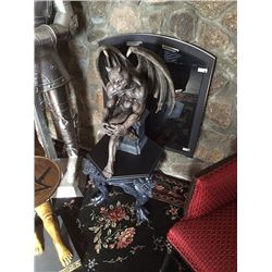 Winged Gargoyle Satue and Base