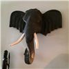 Image 1 : Decorative Elephant Bust Wall Mount