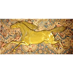 Metal Wall Hanging of Running Horse