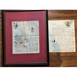 William Patten Hand Illustrated Personal Letters