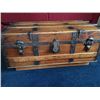 Image 3 : Antique Wooden Trunk