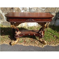 Mahogany Decorative Pier Table