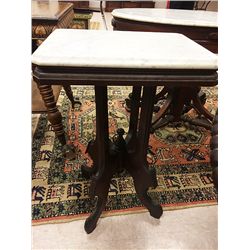 Cut Corner Marble Top Table