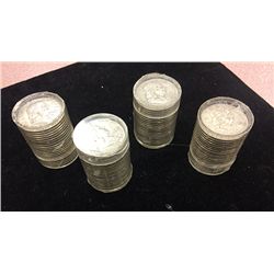 80 Franklin Silver Half Dollars