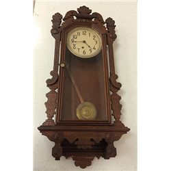 Vintage Oak Wall Clock