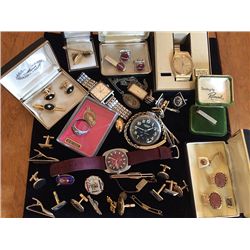 Men's Jewelry and Watch Lot