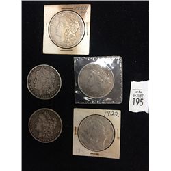 5 Silver Dollars