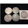Image 1 : 5 Morgan Silver Dollars