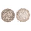 Image 2 : (2) SEATED HALF DOLLARS (76, 76-S)