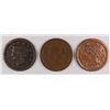 Image 1 : (3) LARGE CENTS (47,50,54) AVG CIRC