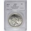 Image 1 : 1925-S PEACE DOLLAR SEGS AU-53 (VAM-3)