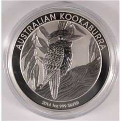 2014 1 ozt Silver Australia Kookaburra